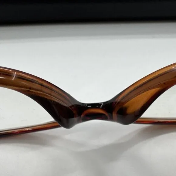 Burberry Eyeglasses Glasses Valentino Womens Brown Tortoise with Case 214125